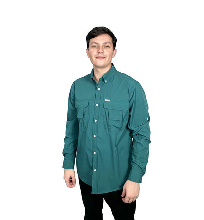 Camisa de Manga Larga Verde S&C